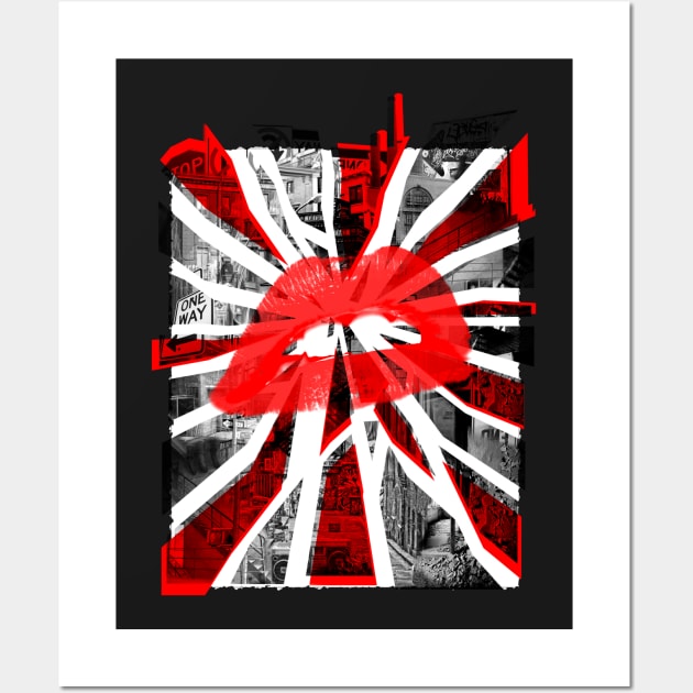 70's British Punk Rock & Roll T Shirt Wall Art by Moody City